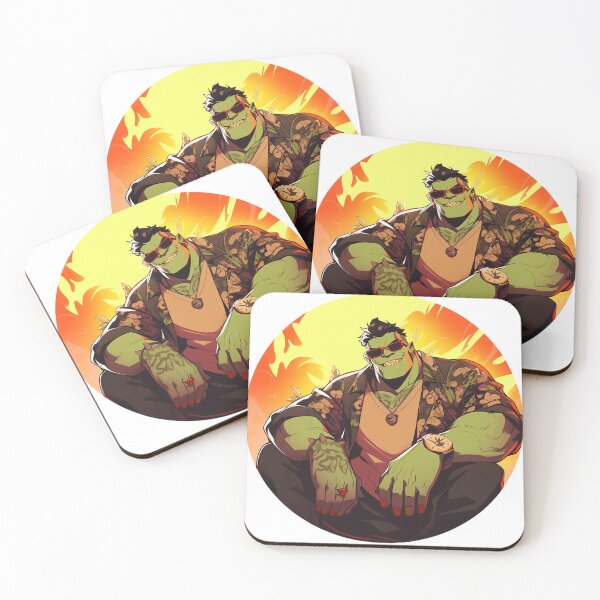 Item preview, Orcish Bloom Boss: Leading with a Smile and Flowers designed and sold by GruumchsGoods.