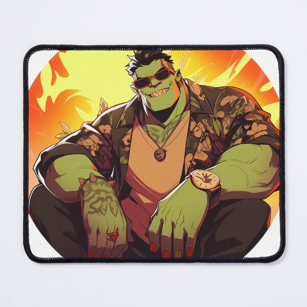 Item preview, Orcish Bloom Boss: Leading with a Smile and Flowers designed and sold by GruumchsGoods.