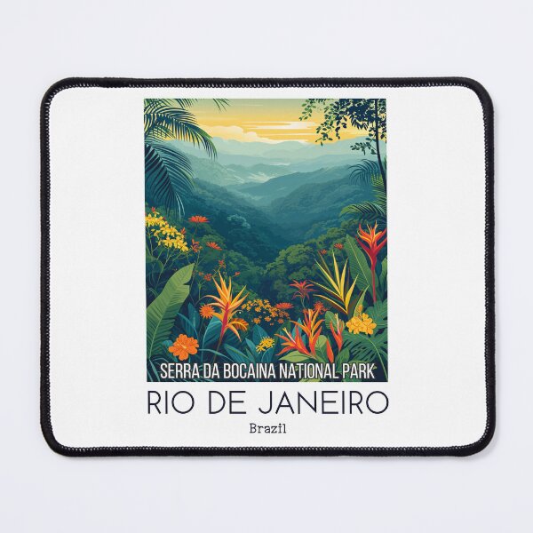 Item preview, A Vintage Travel Illustration of Serra da Bocaina Park - Rio de Janeiro -  Brazil designed and sold by GoodOldVintage.
