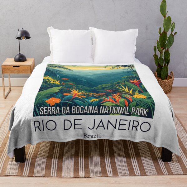 Item preview, A Vintage Travel Illustration of Serra da Bocaina Park - Rio de Janeiro -  Brazil designed and sold by GoodOldVintage.