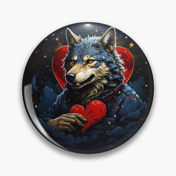 Item preview, Love's Wolf Expert / Valentine's Day Tee designed and sold by PolygonPinnacle.