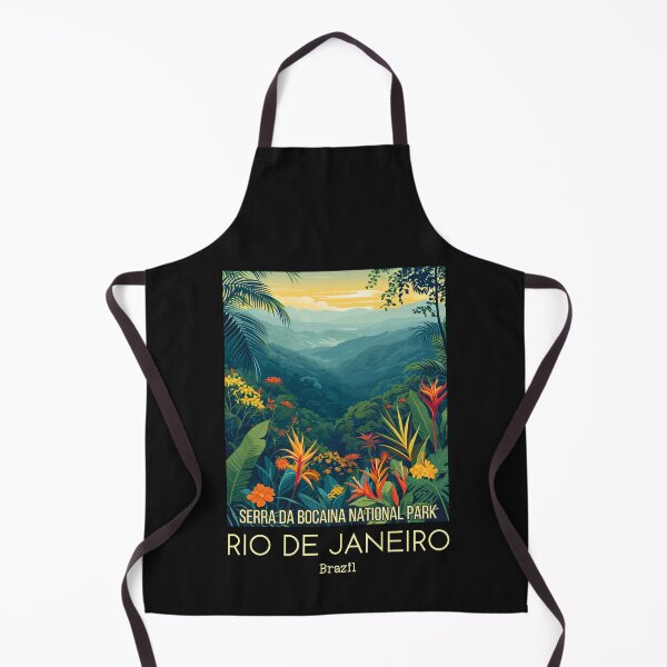 Item preview, A Vintage Travel Illustration of Serra da Bocaina Park - Rio de Janeiro -  Brazil designed and sold by GoodOldVintage.