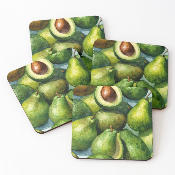 Item preview, Watercolor Avocados designed and sold by AmberRoseWrites.