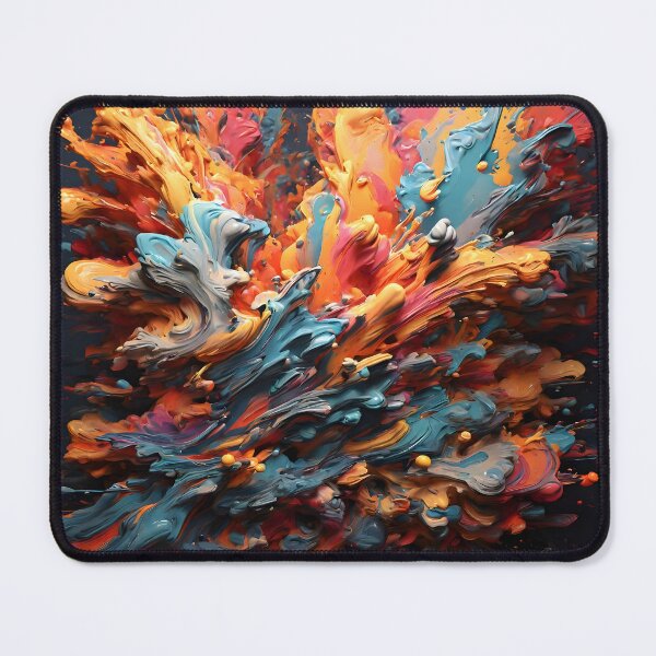 Item preview, Explosive Splatter Abstract Art Shirt designed and sold by WAUZ.
