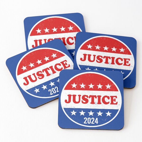 Item preview, Vote for Justice in 2024 Voter Button designed and sold by electrovista.