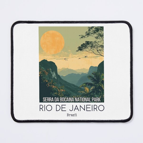 Item preview, A Vintage Travel Illustration of Serra da Bocaina Park - Rio de Janeiro -  Brazil designed and sold by GoodOldVintage.