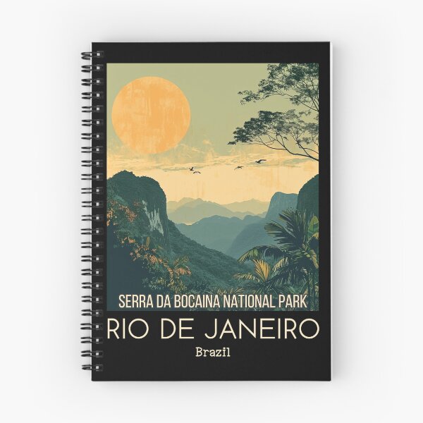 Item preview, A Vintage Travel Illustration of Serra da Bocaina Park - Rio de Janeiro -  Brazil designed and sold by GoodOldVintage.