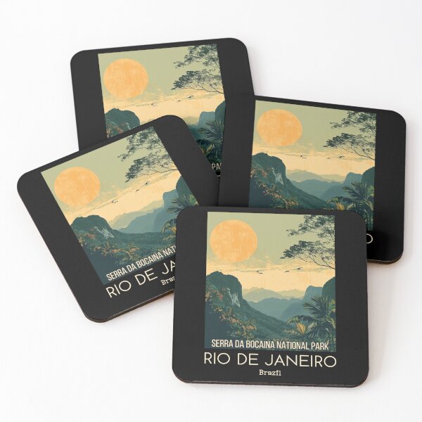 Item preview, A Vintage Travel Illustration of Serra da Bocaina Park - Rio de Janeiro -  Brazil designed and sold by GoodOldVintage.