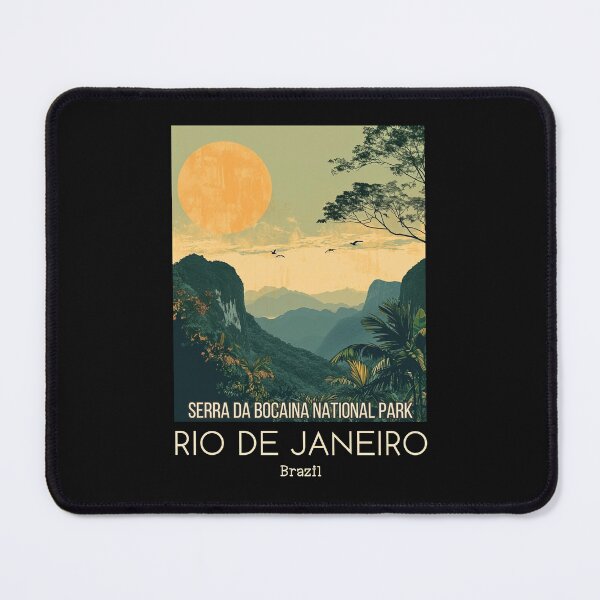 Item preview, A Vintage Travel Illustration of Serra da Bocaina Park - Rio de Janeiro -  Brazil designed and sold by GoodOldVintage.