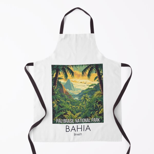 Item preview, A Vintage Travel Illustration of Pau Brasil National Park - Bahia - Brazil designed and sold by GoodOldVintage.