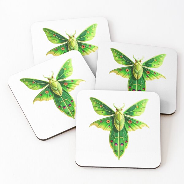 Item preview, chinese moon moth designed and sold by luckybirds.