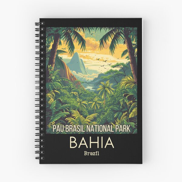 Item preview, A Vintage Travel Illustration of Pau Brasil National Park - Bahia -  Brazil designed and sold by GoodOldVintage.