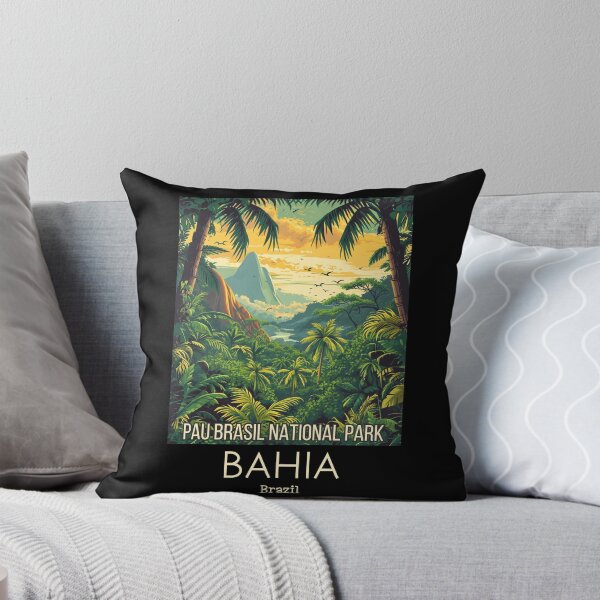 Item preview, A Vintage Travel Illustration of Pau Brasil National Park - Bahia -  Brazil designed and sold by GoodOldVintage.
