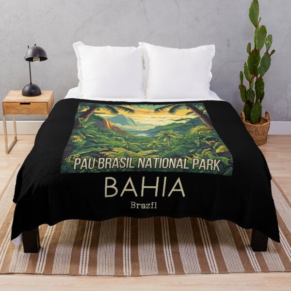 Item preview, A Vintage Travel Illustration of Pau Brasil National Park - Bahia -  Brazil designed and sold by GoodOldVintage.