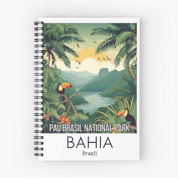 Item preview, A Vintage Travel Illustration of Pau Brasil National Park - Bahia -  Brazil designed and sold by GoodOldVintage.