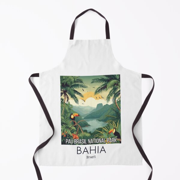 Item preview, A Vintage Travel Illustration of Pau Brasil National Park - Bahia - Brazil designed and sold by GoodOldVintage.