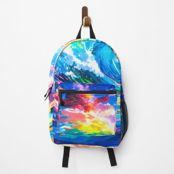 Item preview, multicolored waves and surf designed and sold by janjacbu.