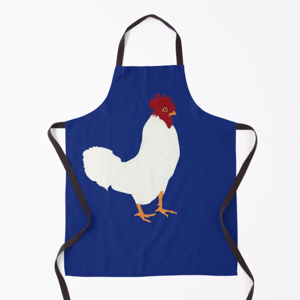 Item preview, Chicken Hen Rooster Farm Animal Hand Cut Paper White Red Yellow Original Art designed and sold by Susan Prolman.