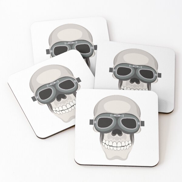 Item preview, Skull in goggles  designed and sold by wectorworld.