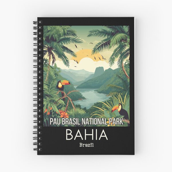 Item preview, A Vintage Travel Illustration of Pau Brasil National Park - Bahia -  Brazil designed and sold by GoodOldVintage.