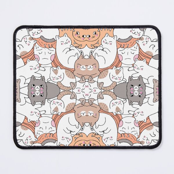 Item preview, cats kawaii doodle patterned designed and sold by SpartanDStore.