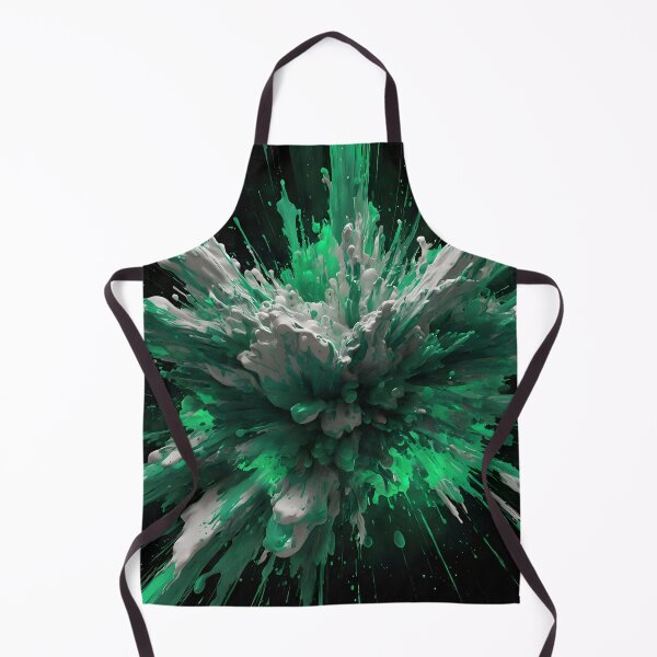 Item preview, Toxic Green & White Paint Explosion Abstract Shirt designed and sold by WAUZ.