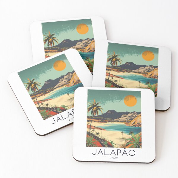 Item preview, A Vintage Travel Illustration of Jalapão State Park - Tocantins -  Brazil designed and sold by GoodOldVintage.