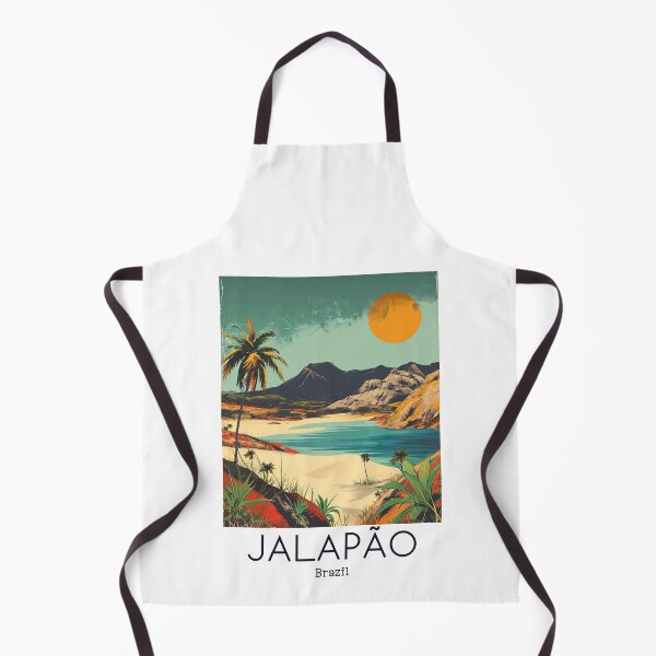 Item preview, A Vintage Travel Illustration of Jalapão State Park - Tocantins -  Brazil designed and sold by GoodOldVintage.
