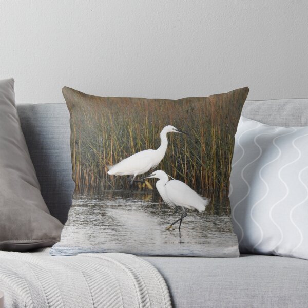 Item preview, Dos garcetas delante de juncos designed and sold by TwistedClassics.