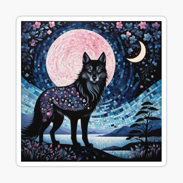 Item preview, Werewolf in the pink moon designed and sold by O-and-Co.