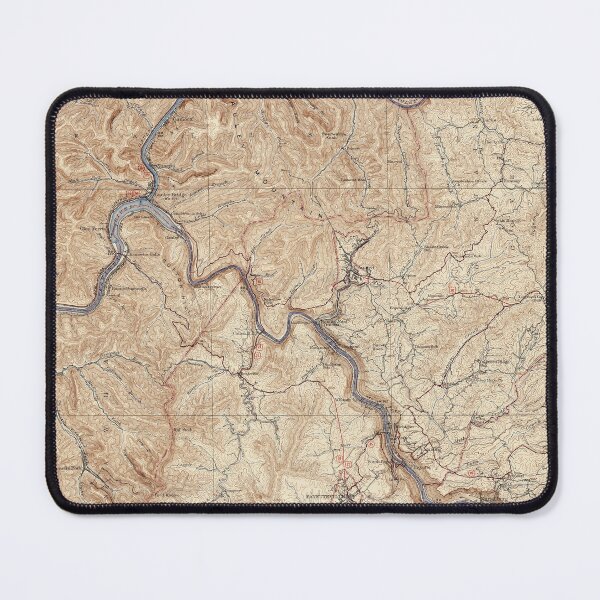 Item preview, Fayette County Topographic designed and sold by Eclipse Graphics WV.