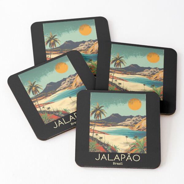 Item preview, A Vintage Travel Illustration of Jalapão State Park - Tocantins -  Brazil designed and sold by GoodOldVintage.