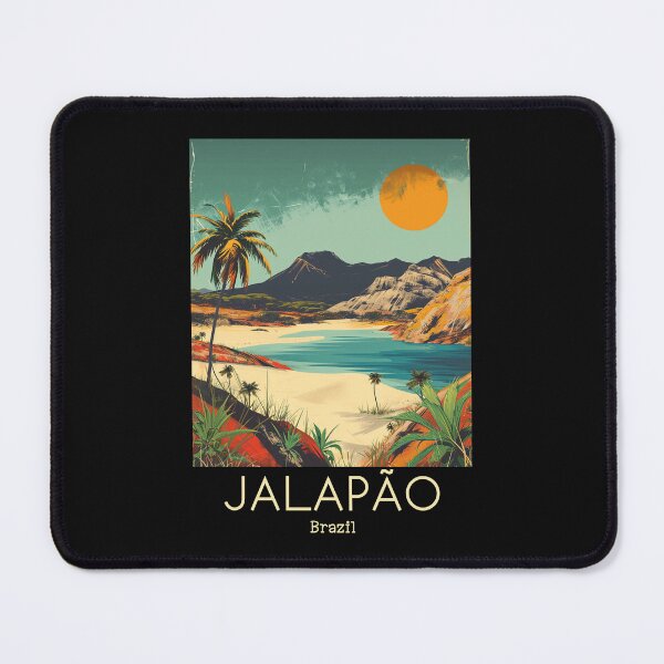 Item preview, A Vintage Travel Illustration of Jalapão State Park - Tocantins -  Brazil designed and sold by GoodOldVintage.