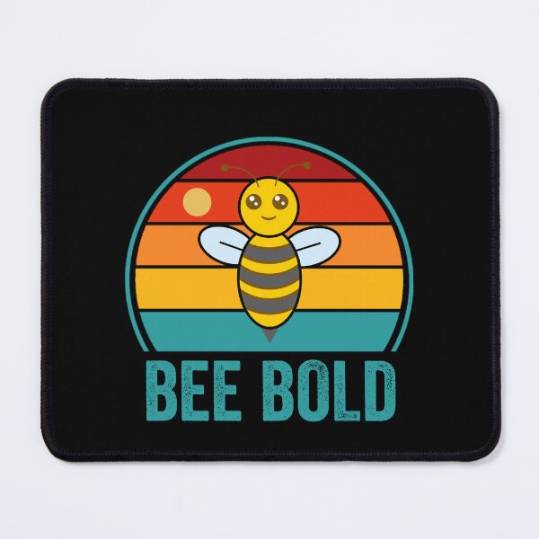 Item preview, Bee Bold, Cute Funny Motivational Inspirational Honey Bee Pun designed and sold by Sunserize Designs.