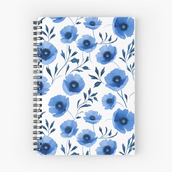 Item preview,  Blue bobby flower seamless pattern designed and sold by varinchai.