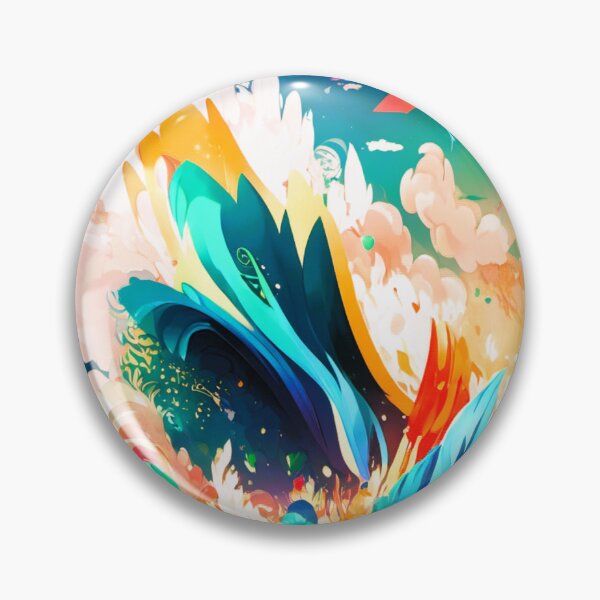 Item preview, multicolored waves explode designed and sold by janjacbu.