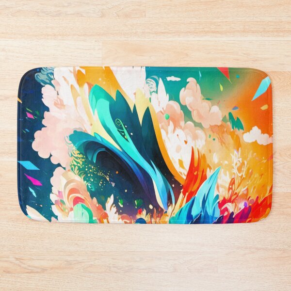 Item preview, multicolored waves explode designed and sold by janjacbu.