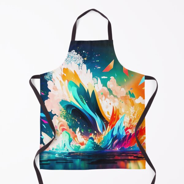 Item preview, multicolored waves explode designed and sold by janjacbu.