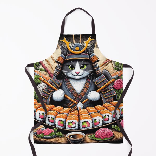Item preview, **Samurai Sushi Cat** designed and sold by Wonderall.