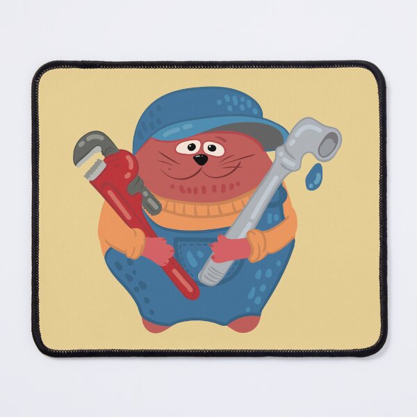 Item preview, Plumber cat designed and sold by Deepness2023.