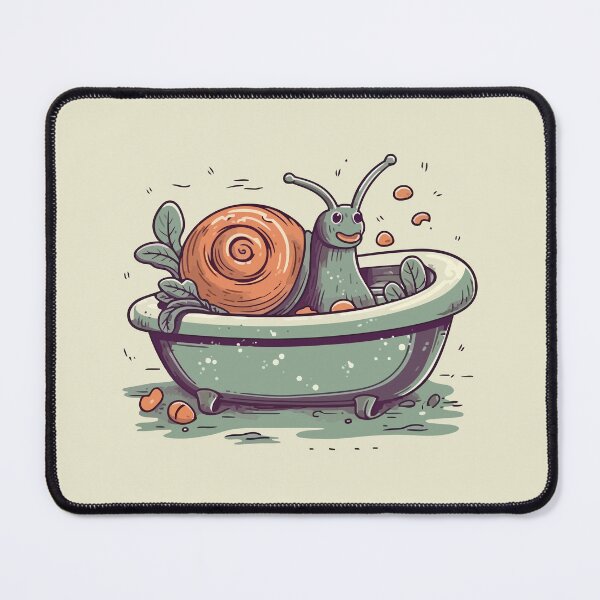 Item preview, Snail in the Bathtub designed and sold by Amir Faysal.