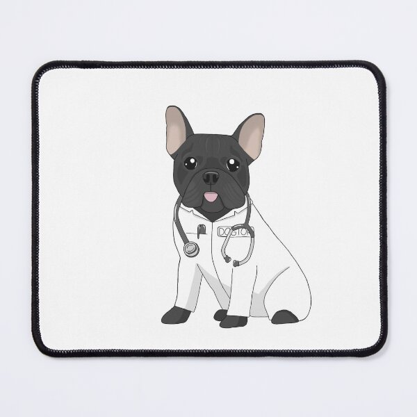 Item preview, Doctor Black French Bulldog designed and sold by KobiusDesigns.