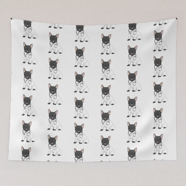 Item preview, Doctor Black French Bulldog designed and sold by KobiusDesigns.