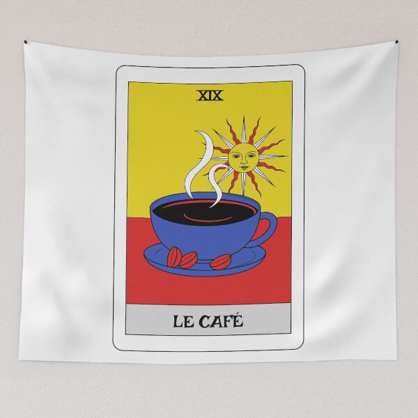 Item preview, The coffee (Le café) tarot card designed and sold by VitaLee.