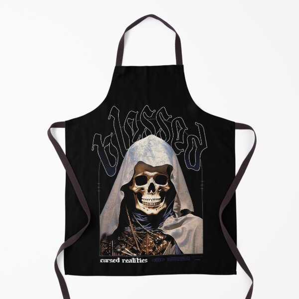 Item preview, Vintage Blessed Skull | Vintage | Dark Fantasy | Blue Accent designed and sold by AngryBlackDog.