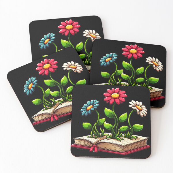 Item preview, Flowers Growing from Book designed and sold by Echonn.