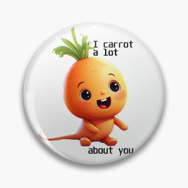 Item preview, Ternura de zanahoria: adorables vibraciones vegetales designed and sold by Nunnuca.