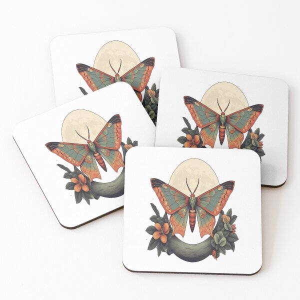 Item preview, chinese moon moth designed and sold by luckybirds.