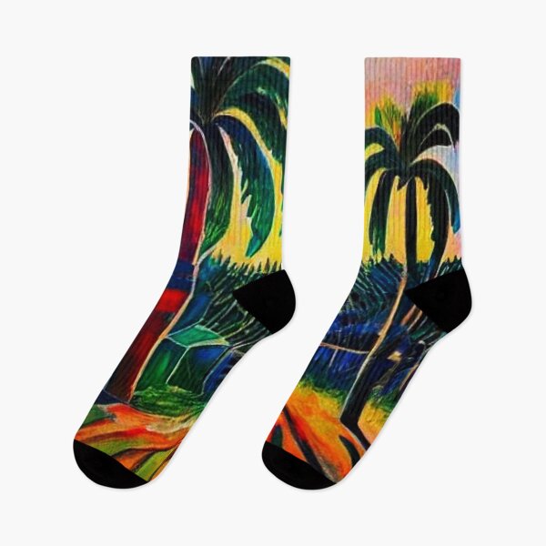 Item preview, Sunset between Palms designed and sold by George Hutton Hunter.