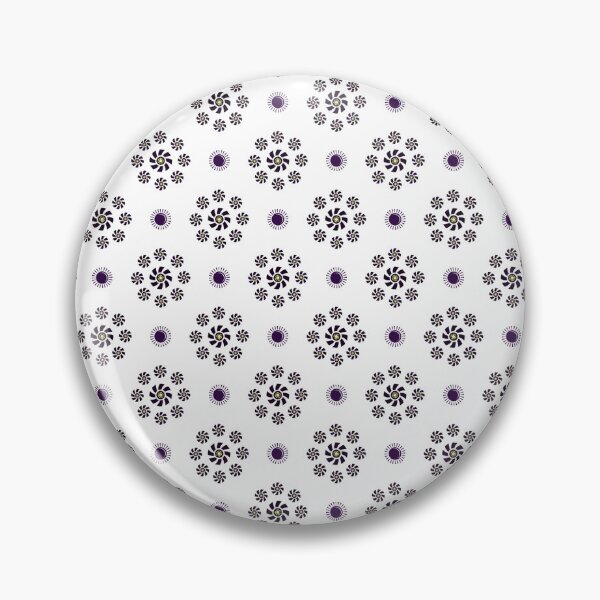 Item preview, Seamless pattern of stylized black and purple flowers designed and sold by vr4u.
